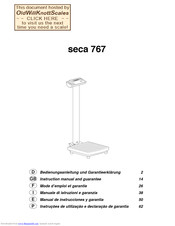 Seca Weighing Scale 767 Service Manual